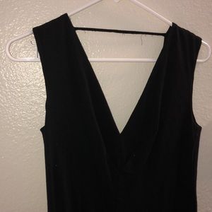 Mango maxi black dress size us 4